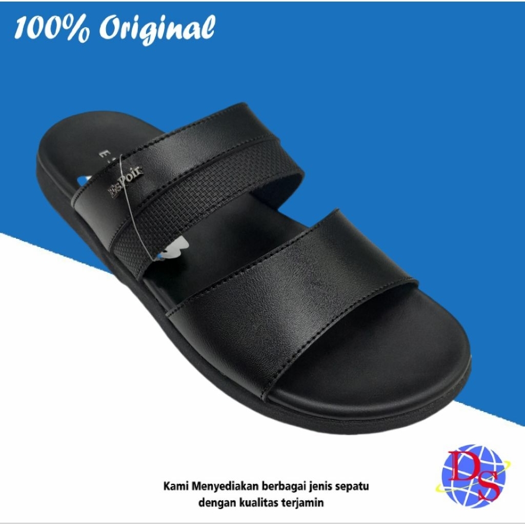 Sandal Pria Espoir Jhonson 03 Hitam Sandal Pria Formal
