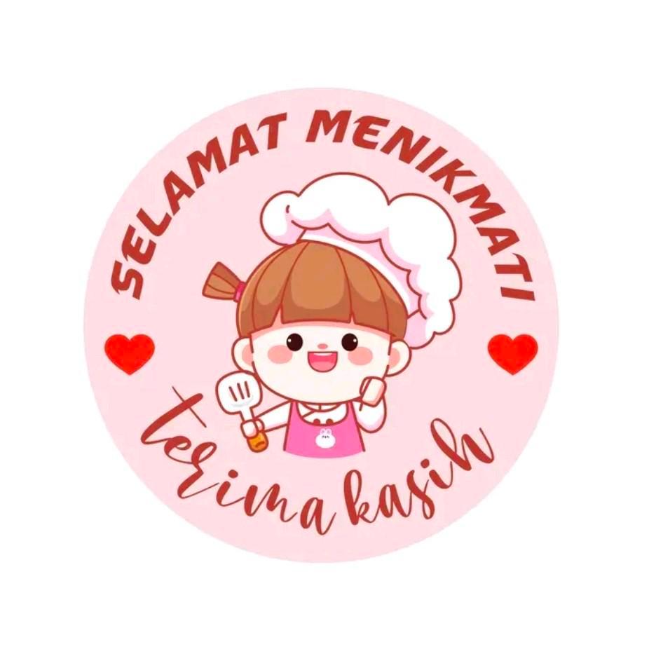 Sticker Label Terima Kasih Selamat Menikmati 500pc Stiker  Label Seal Makanan