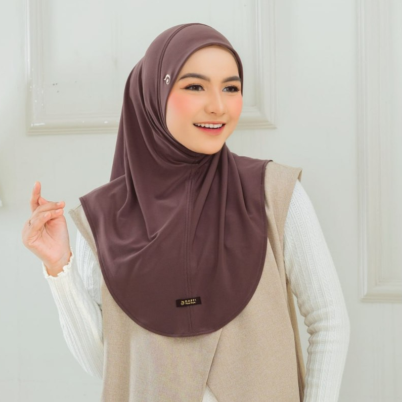 Daffi Hijab - Sandra Series Jilbab Instan Jersey High Twist Non Ped Model Terbaru