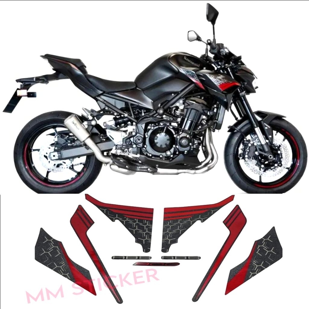 Striping sticker Z900 Tahun 2020 - 2021