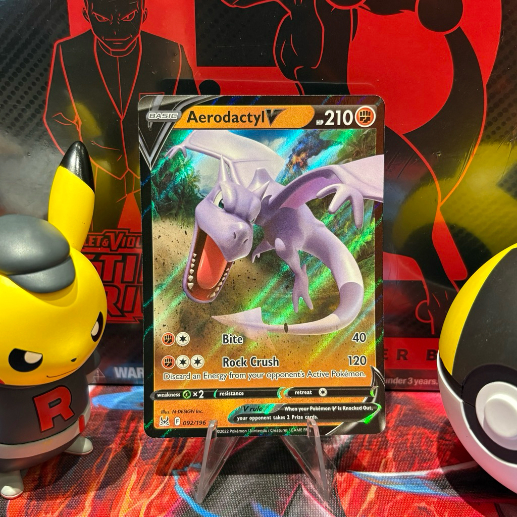 Aerodactyl V 092/196 ENG - UR Holo - Lost Origin - Pokemon TCG