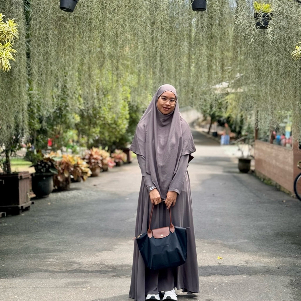 preloved thuba set aqsamodestwear (Warna Morel)