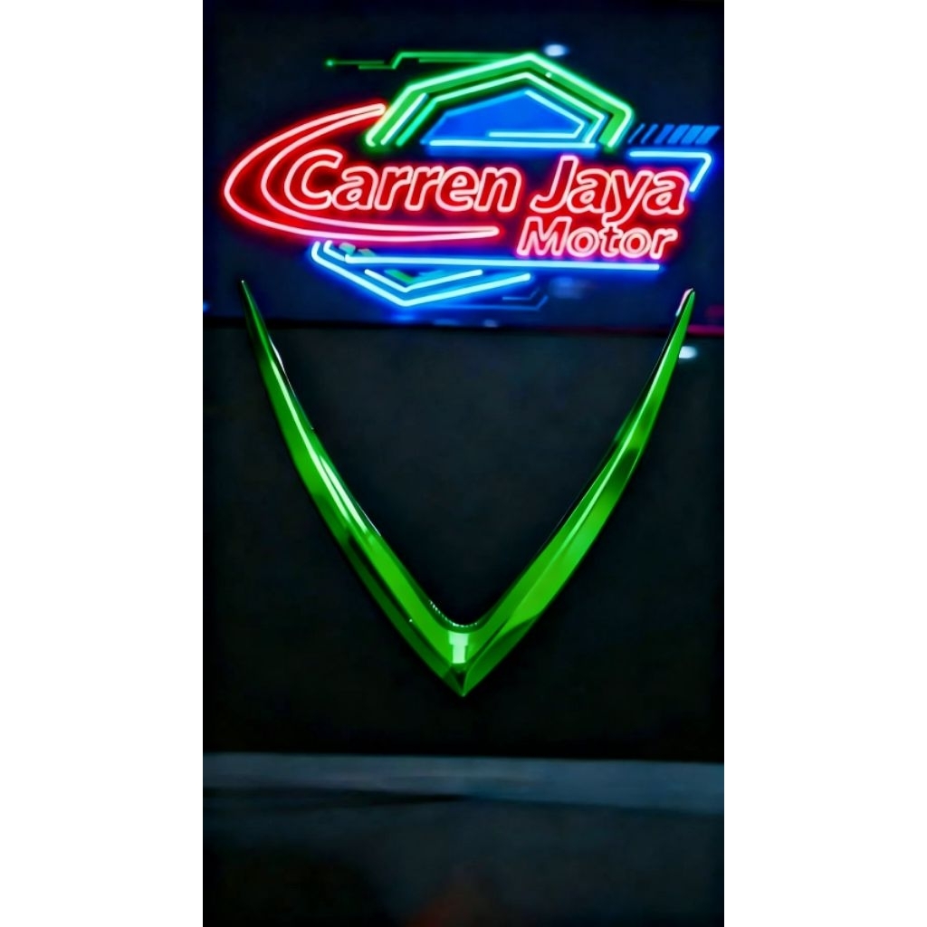 list tameng Mio sporty hijau chrome