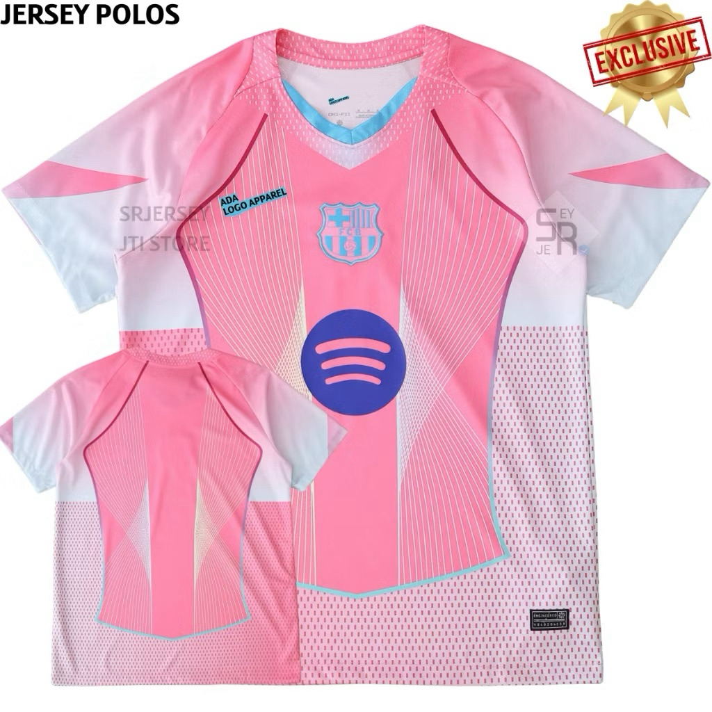 Barcelona Jersey Aurora Pink 2025/26