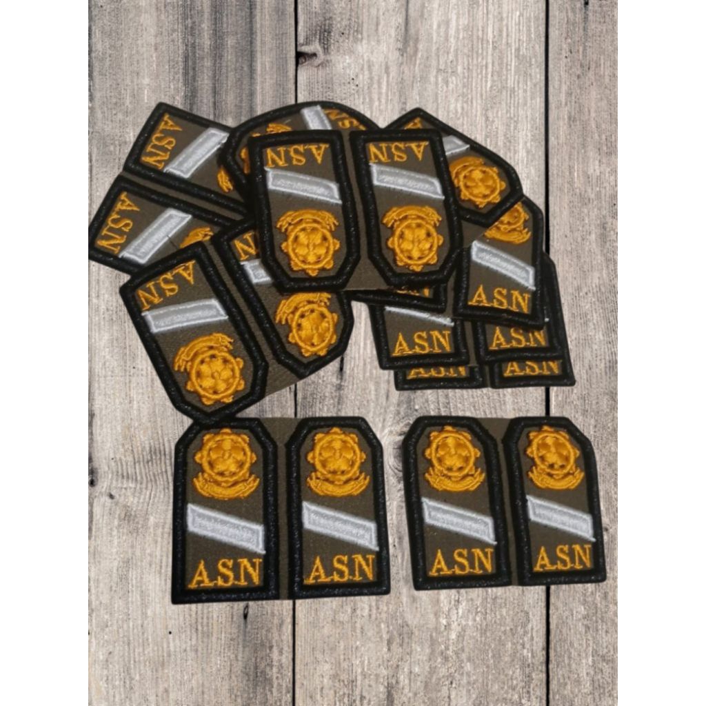 Logo Bordir Pangkat POLPP 3D