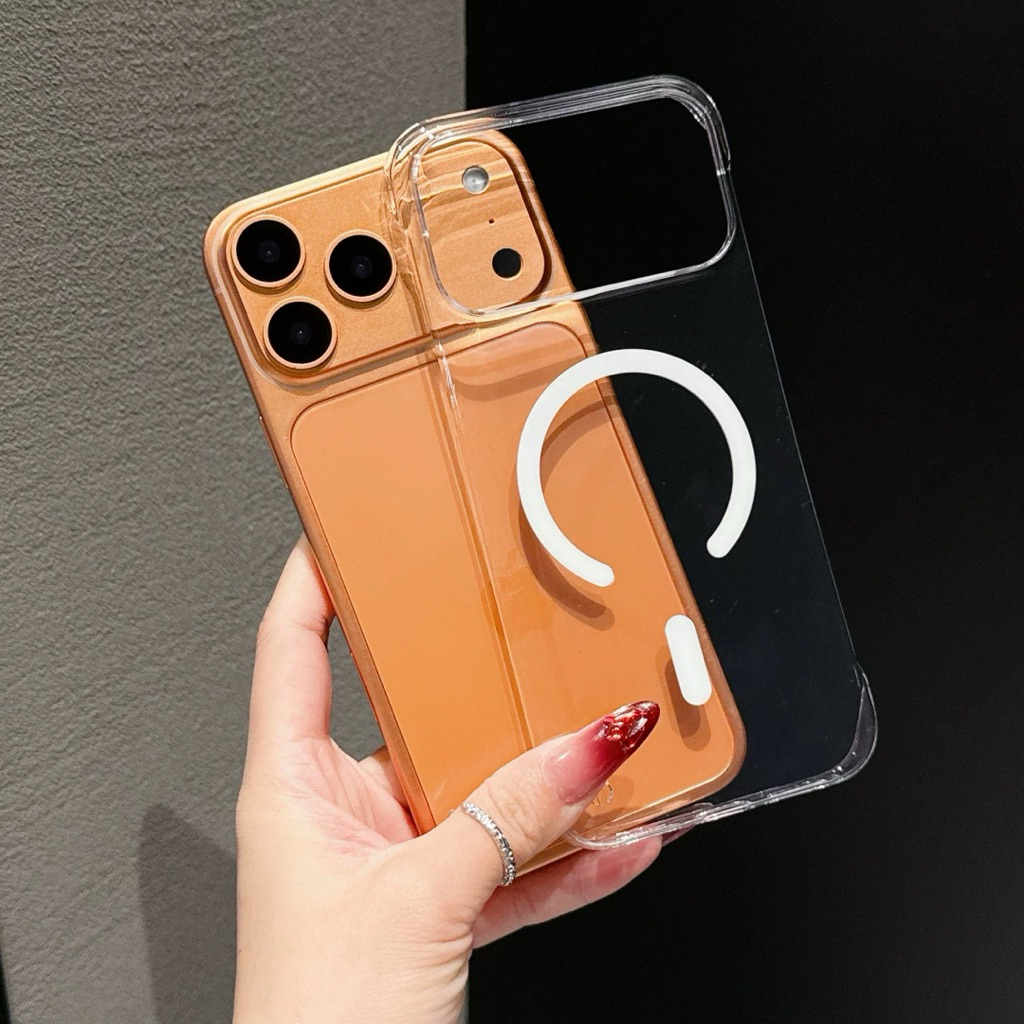 [READY ANTI-YELLOW] MagSafe Acrylic Clear Case iPhone 17 Pro Max Clear Magnetic Premium Ultra Thin C