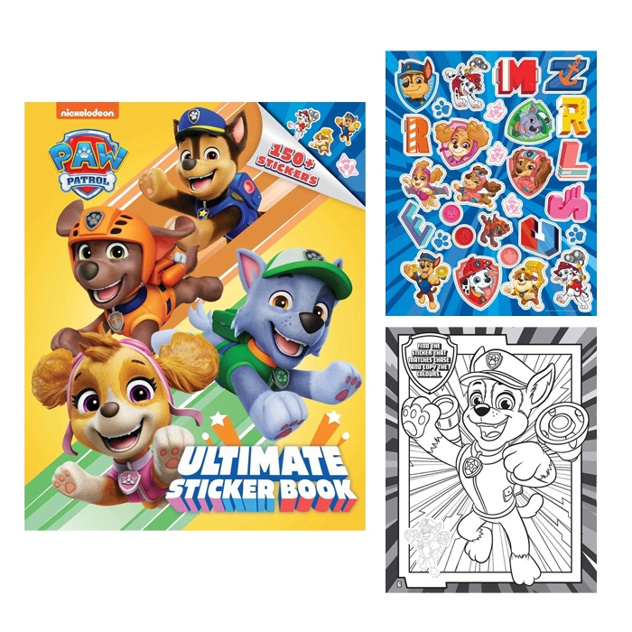 PAW Patrol Ultimate Sticker and Coloring Book to the Rescue 0167 - Buku Mewarnai dan Stiker Anak 150