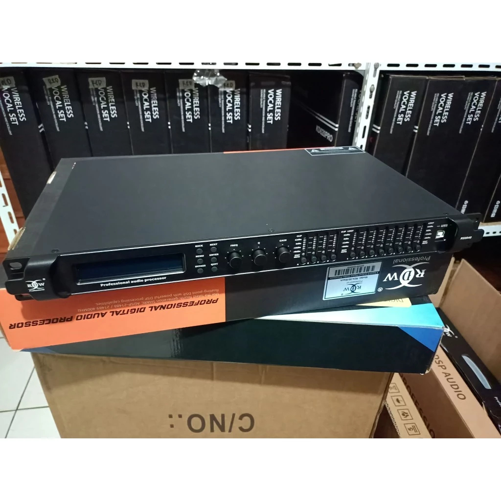 Speaker Management RDW RS8040 RS 8040 RS-8040 DLMS Driverack RDW Original Garansi Resmi 4in 8out DSP
