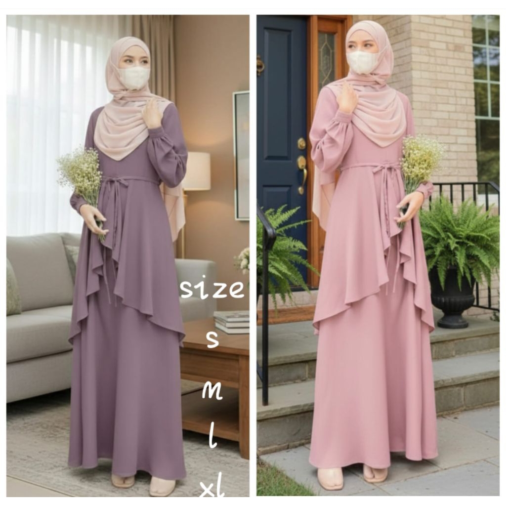 umaira gamis dress wanita remaja terbaru gamis ootd kekinian dress lebaran/kondangan