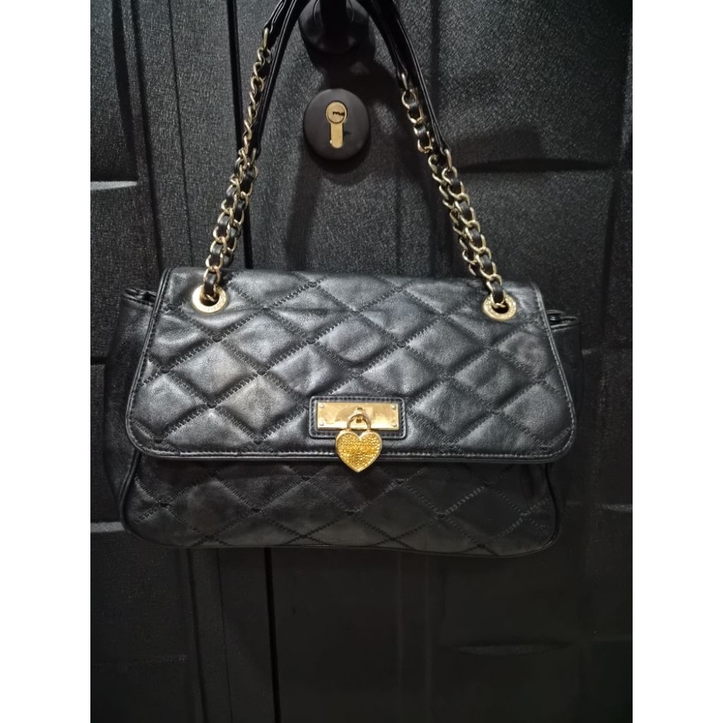 Tas tote kulit motif jahitan Lovcat