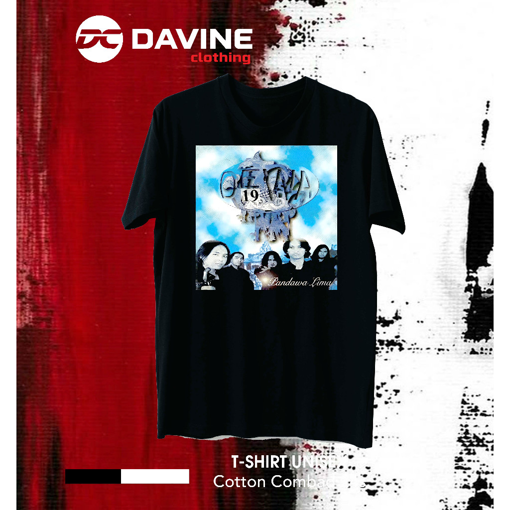 KAOS BAND DEWA 19 / KAOS DEWA 19 PANDAWA LIMA / KAOS MUSIK ROCK INDONESIA / KAOS DISTRO PRIA WANITA 