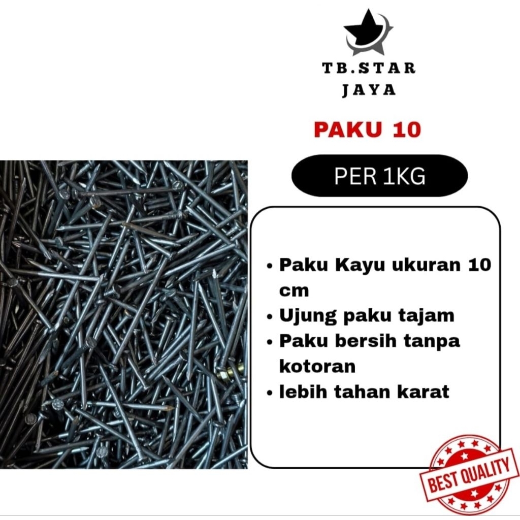 Paku Kayu 10 cm per 1Kg