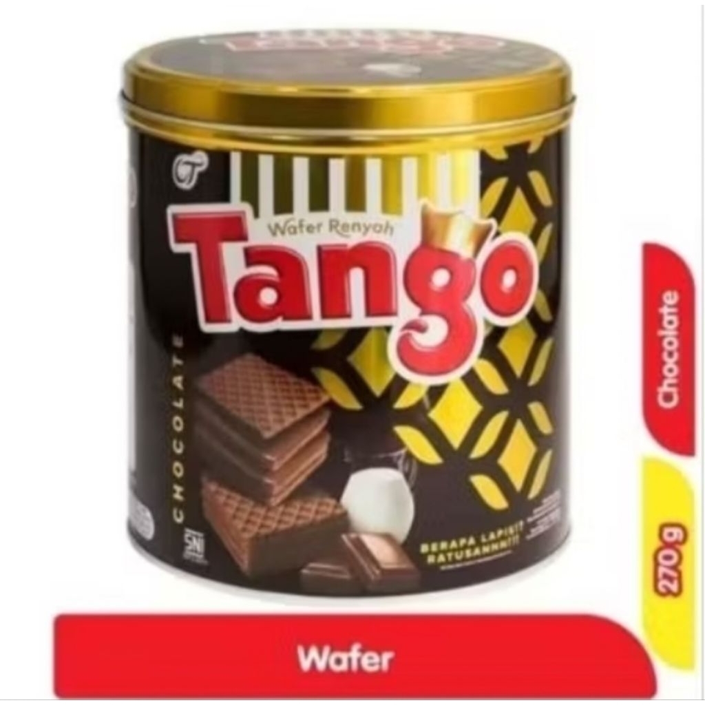 biskuit wafer tango 1 dus isi 6 .270 gr