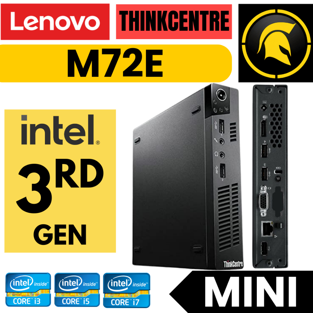 PC Lenovo ThinkCentre M72e Tiny Intel Core i3 / i5 / i7 3rd Gen PC Mini LGA 1155