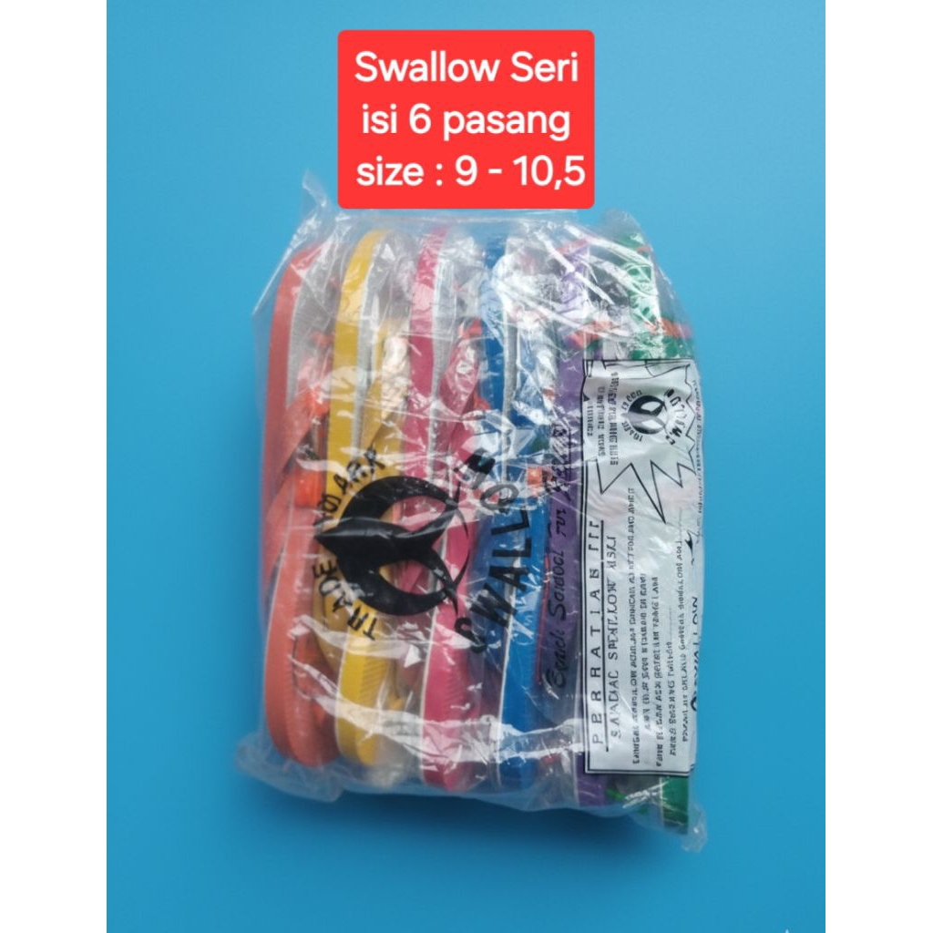 Sandal Swallow Original Lusinan Sandal Jepit Swallow Seri