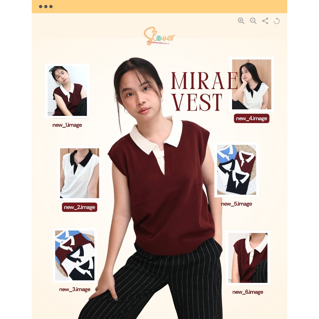 Slover - Mirae Vest - Vest Rajut - Rajut Premium