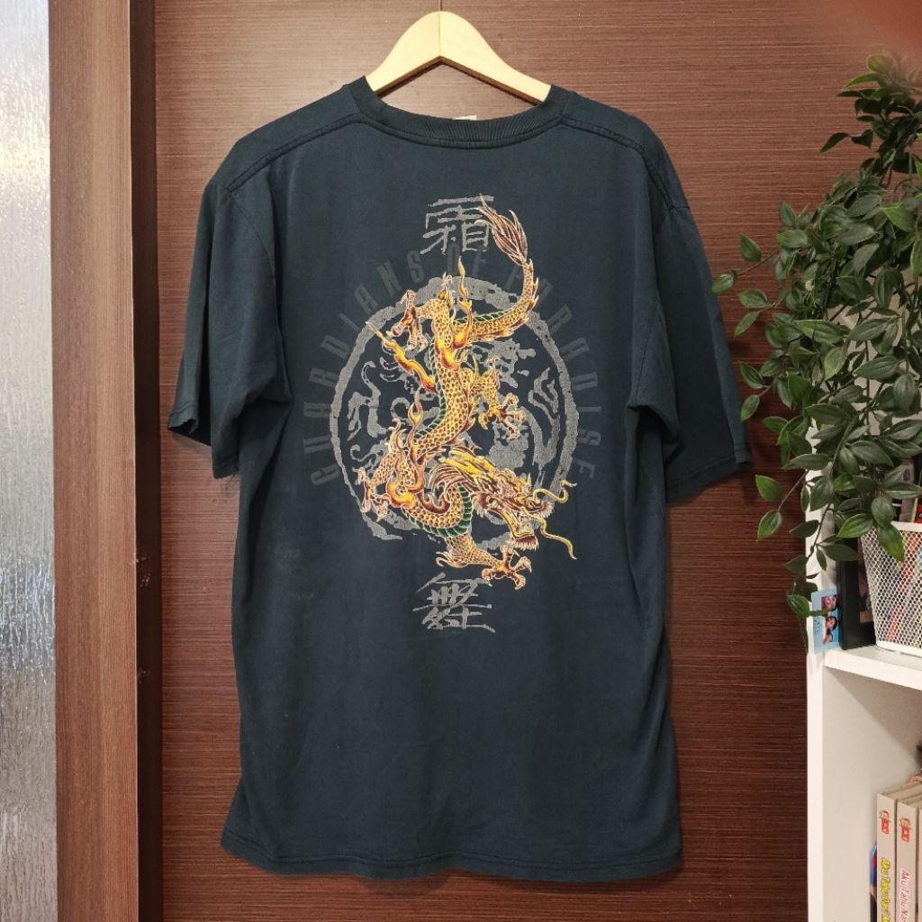 Kaos Vintage Guardian of Paradise Tag Michael Navy Size XL
