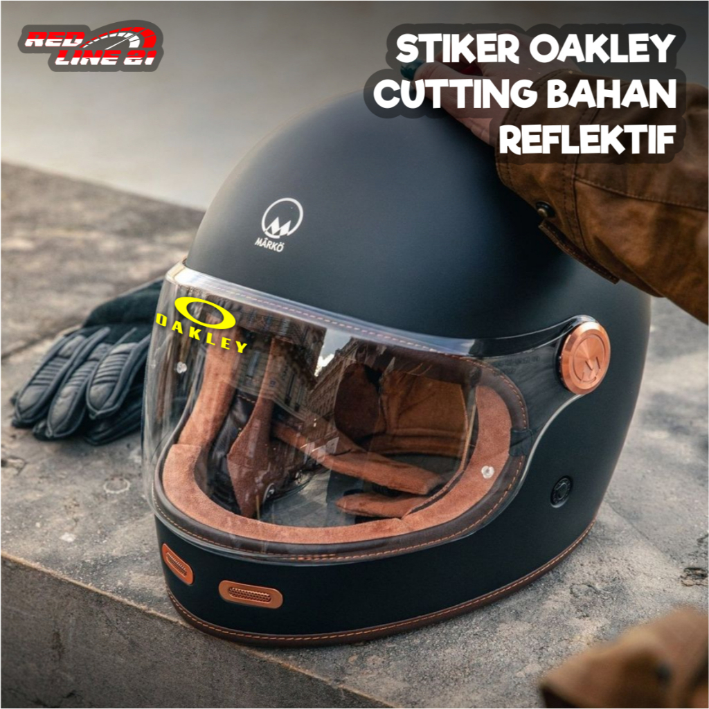 STIKER OAKLEY CUTTING BAHAN REFLEKTIF