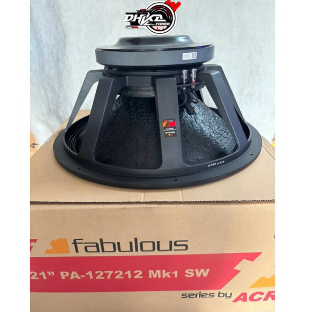 SPEAKER ACR FABULOUS 21” 127212 MK1 SW COIL 5 SUBWOOFER ORIGINAL / Speaker Acr Fabulous 21” 127212 M