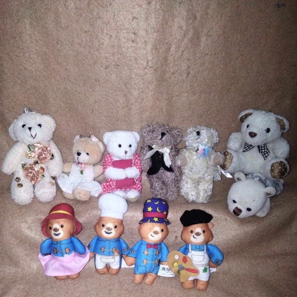 Ganci Teddy Petit Coup magnet,Paddington, sepasang tedi putar dll