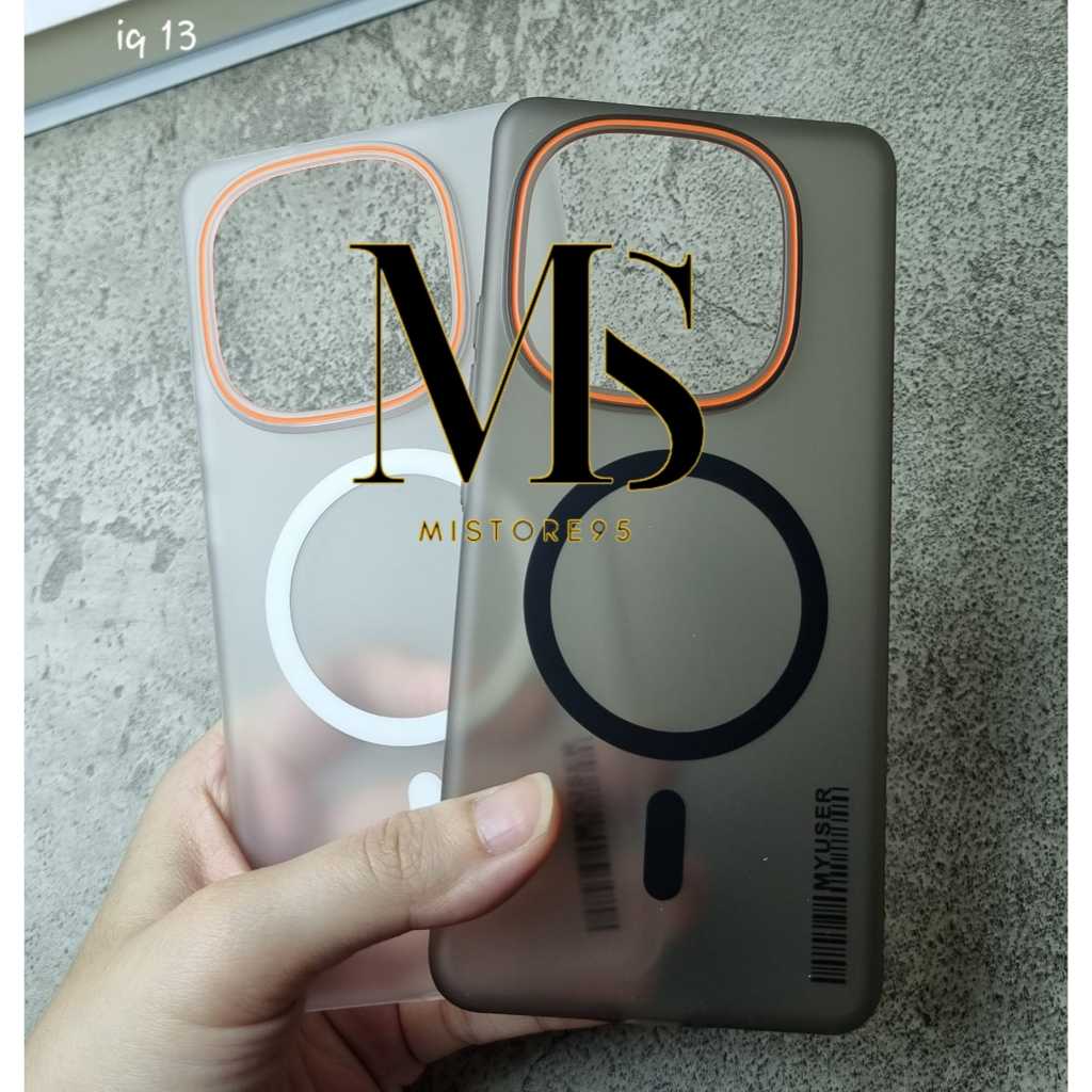 myuser magsafe barcode case iqoo 13 15 neo 10 z9 5g z10 5g z10r z10 lite hard case mag18