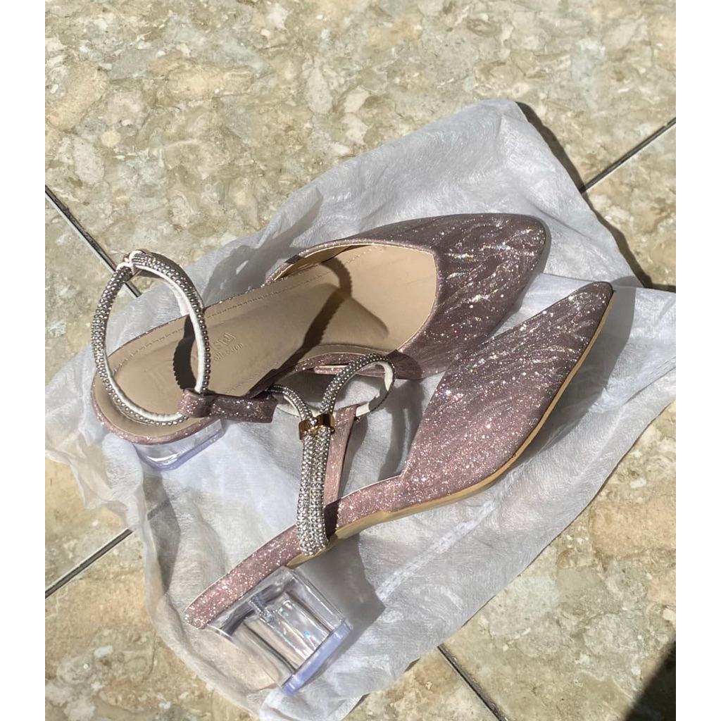 heels glitter