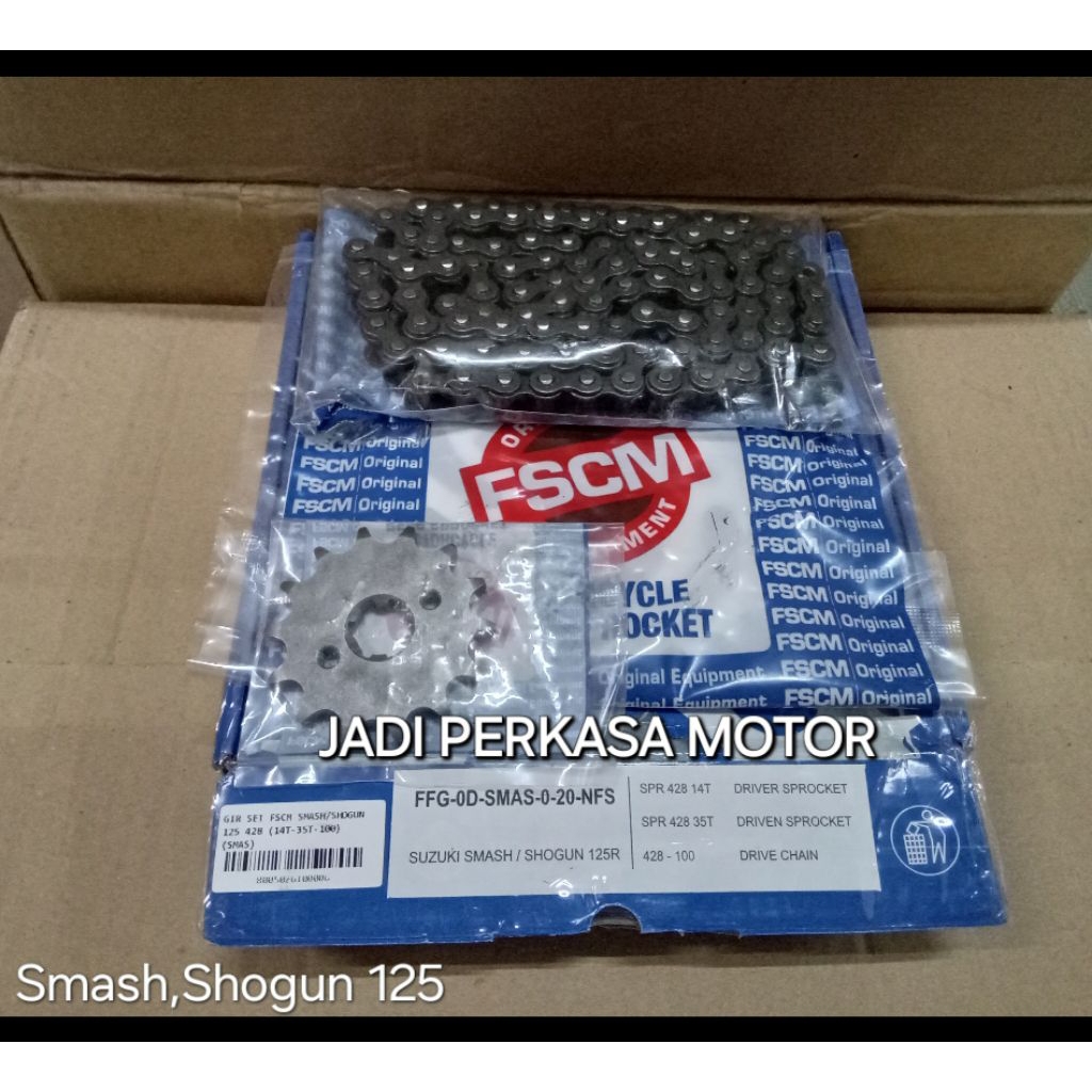 Girset FSCM Biru Smash,Shogun 125