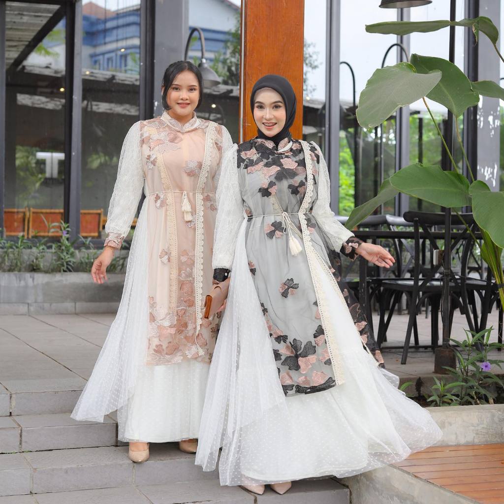 Benang Raja Gamis Brokat Laurent