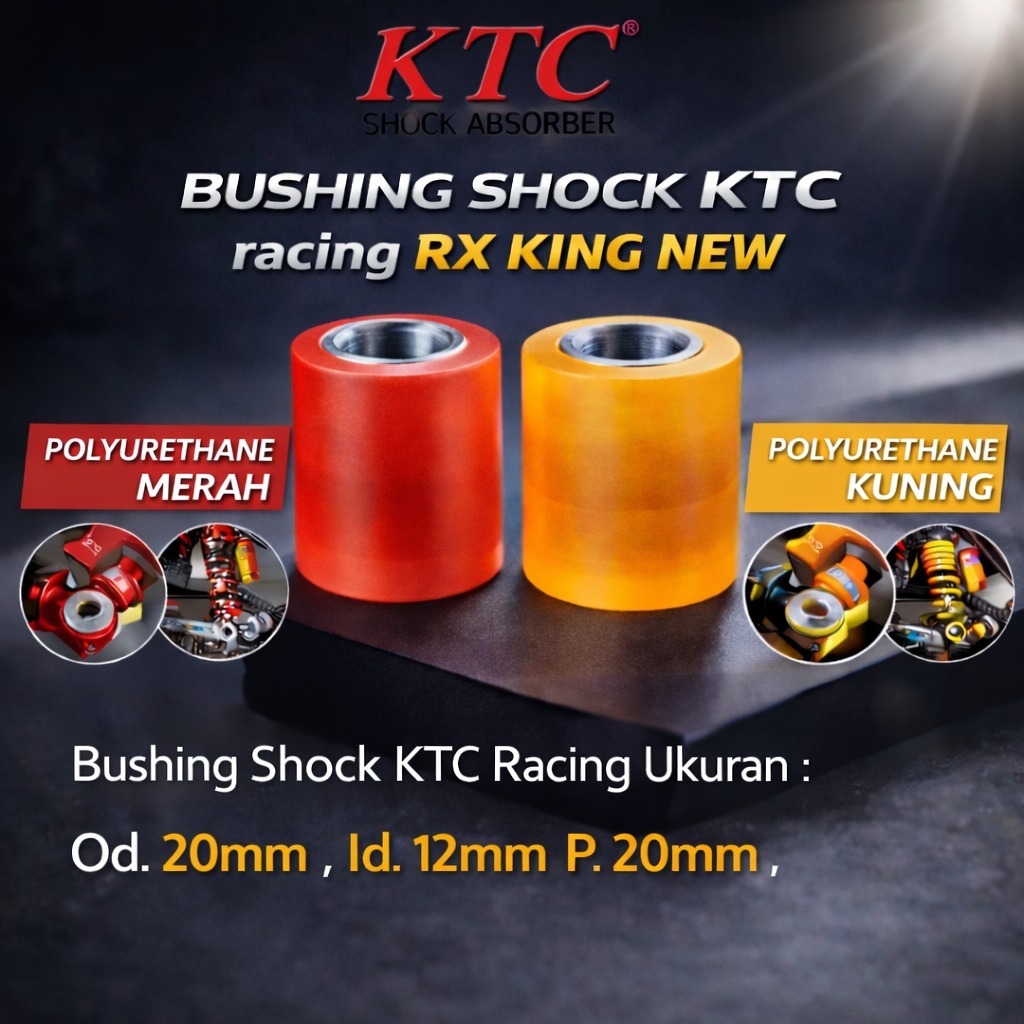 Bushing Shock KTC Racing RX king Polyurethane
