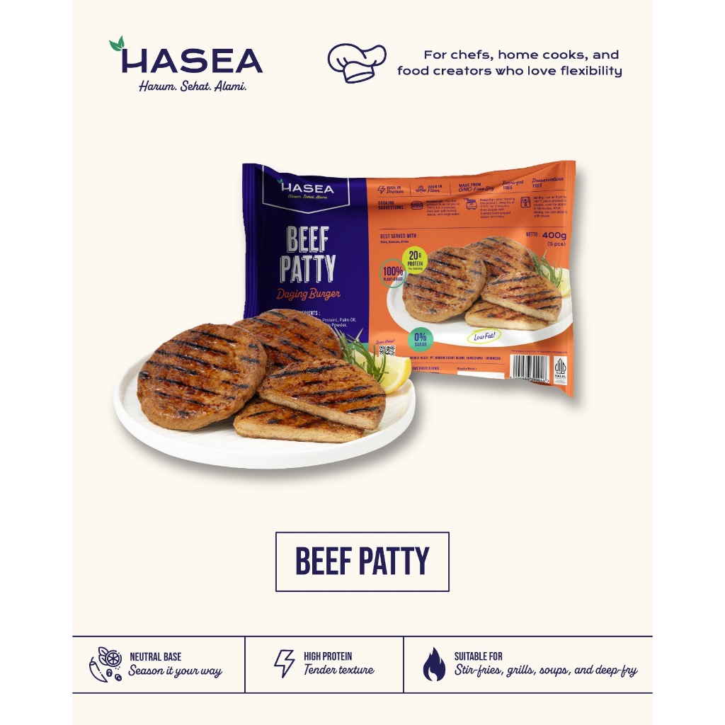Hasea - Beef Patty Froxen Vegetarian