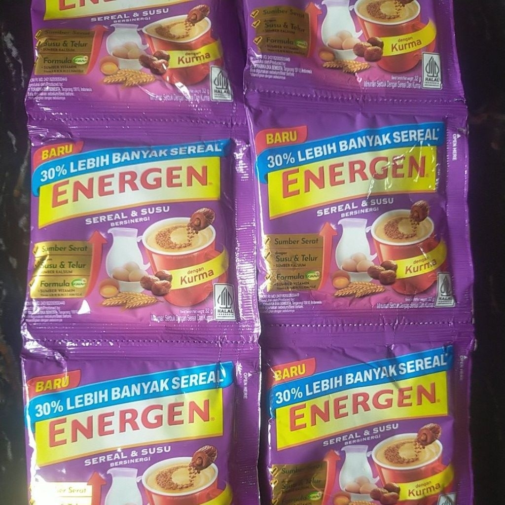 ENERGEN RENCENG RASA KURMA32 g