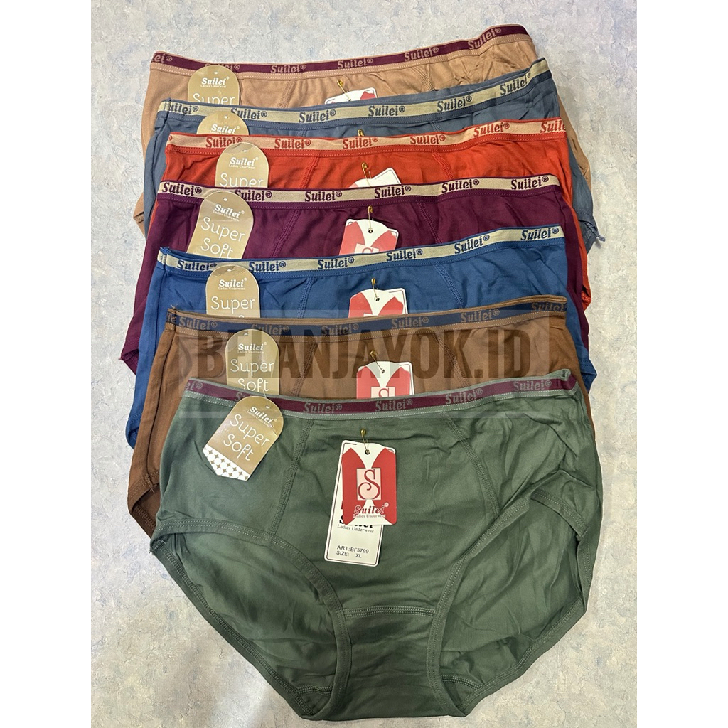 6 pcs Celana Dalam Suilei 5799 CD Wanita Suilei