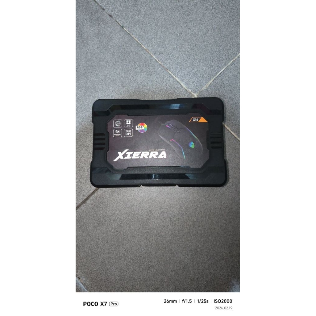 Mouse gaming Rexus Xierra X16 BEKAS