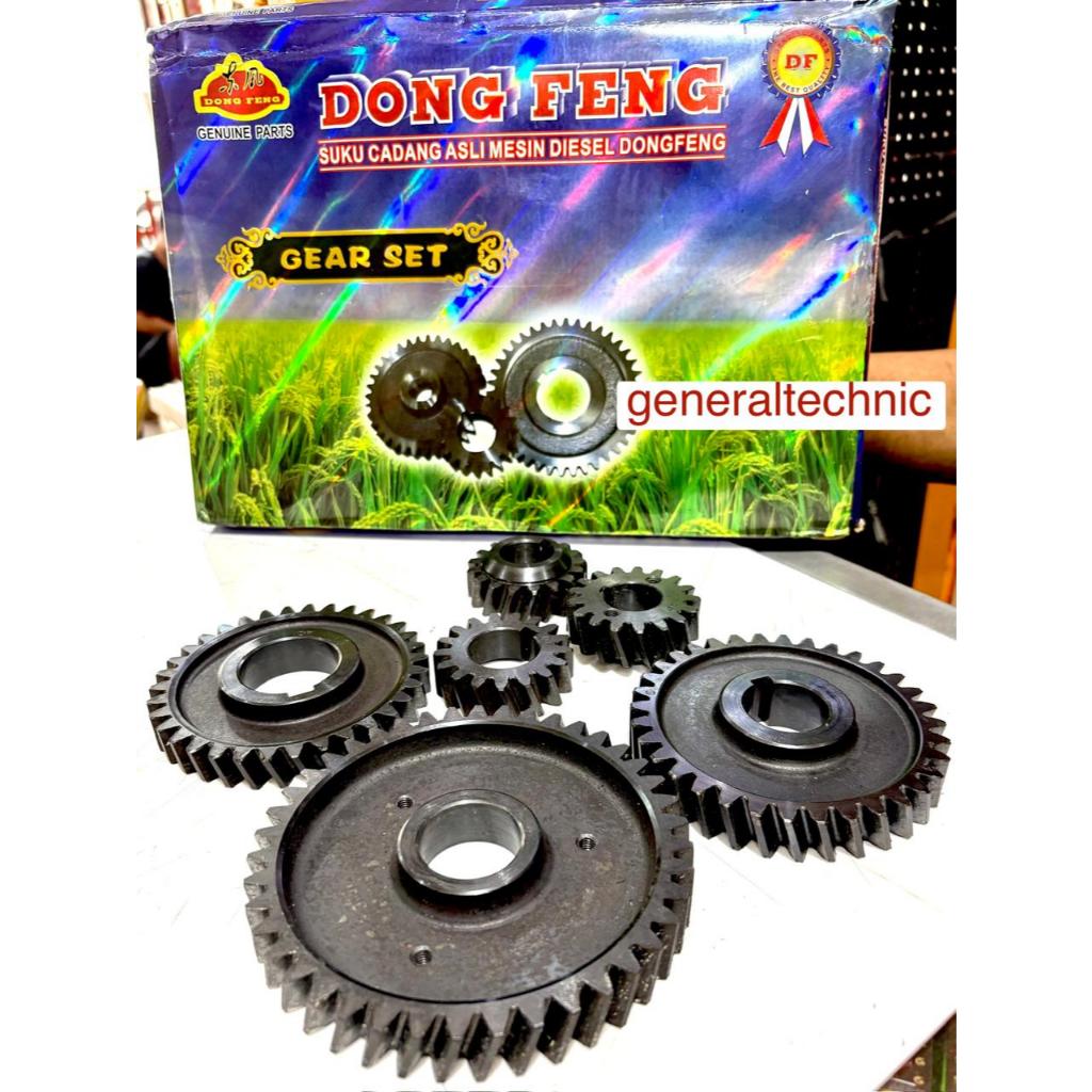 Gear Set S195 Dong Feng Black Bevel Gear Set Dongfeng Diesel S195 - S1115 Gear Set Gigi Miring