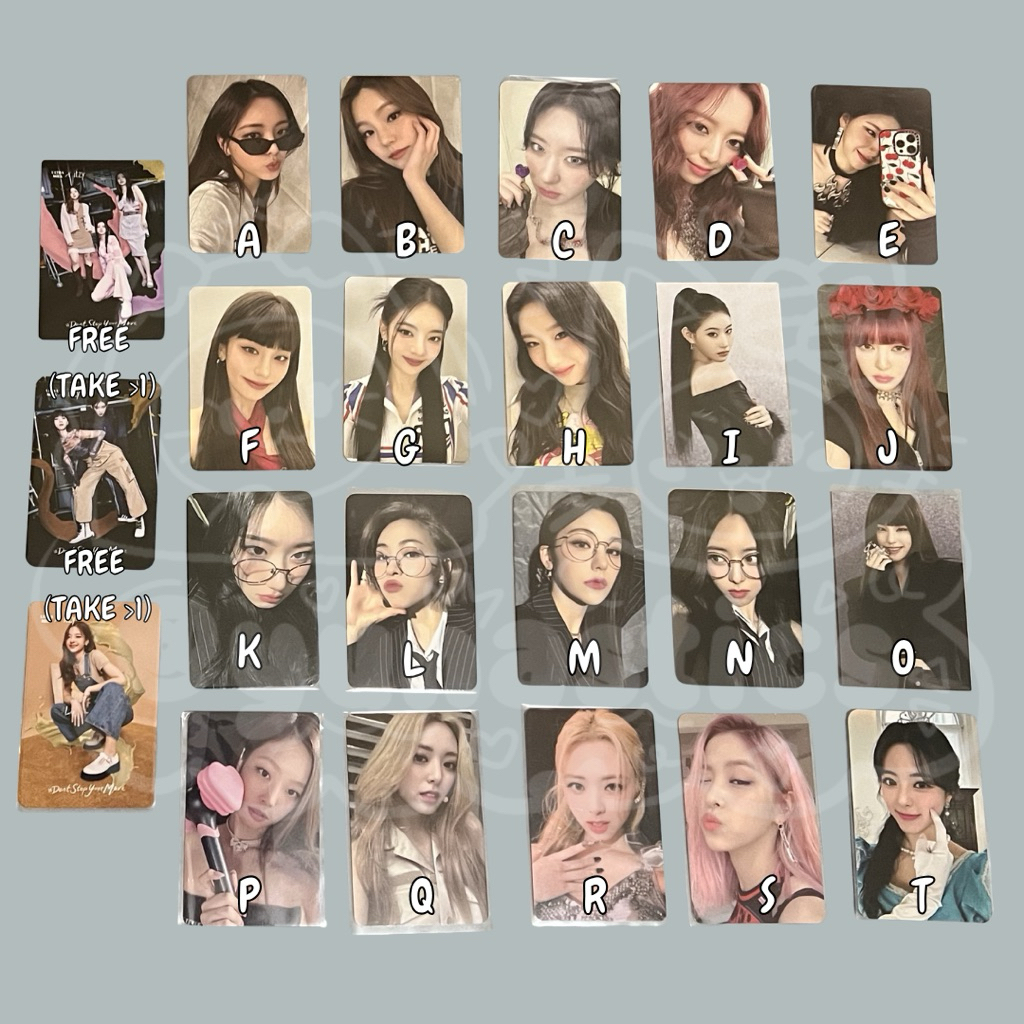 [READ DESC] Photocard BLACKPINK Jennie ITZY Yeji Lia Ryujin Chaeryeong Yuna Icy Pout Noot Noot Benef
