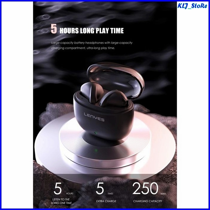 HF Headset Bluetooth LENYES AIR 99 Earphone Wireless V5.3 Earbuds Smart Touch Original Lenyes