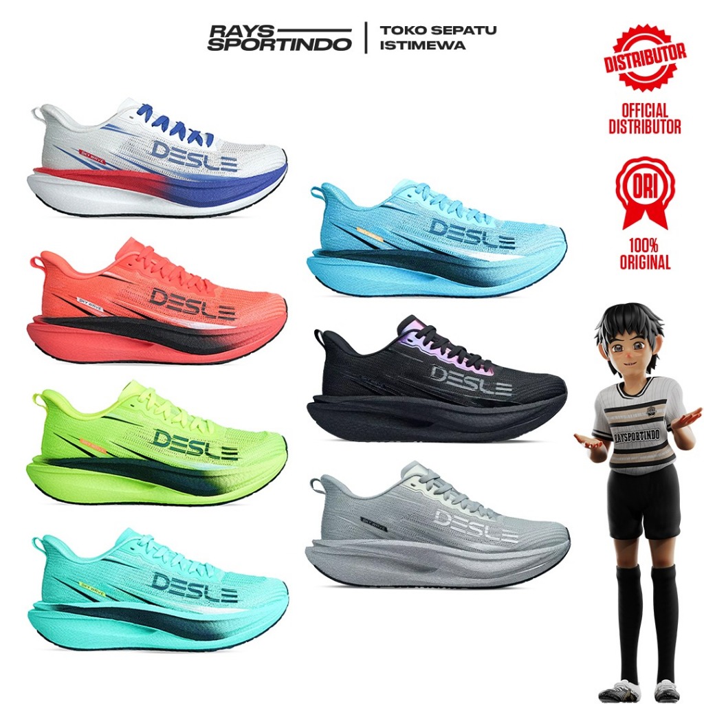 SEPATU RUNNING DESLE FENIX ORIGINAL