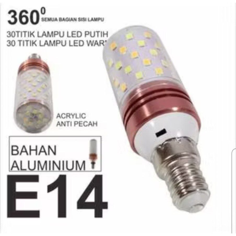 Lampu led jagung 3 warna NS