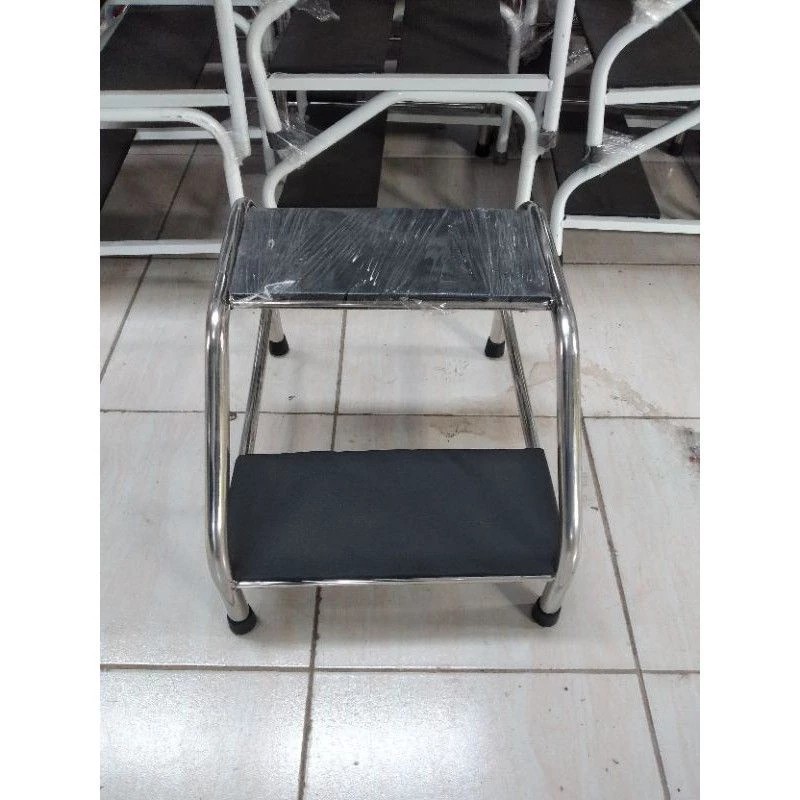 Fotstep Alat Pijakan Bed Pasien Tangga Stainless Steel