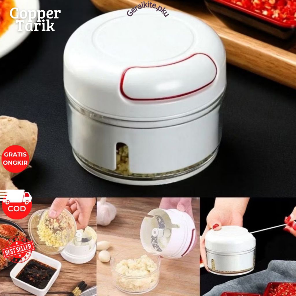 Blender Tarik Manual/ Blender Copper Mini/ Blender Bumbu/ Mini Spedy Copper