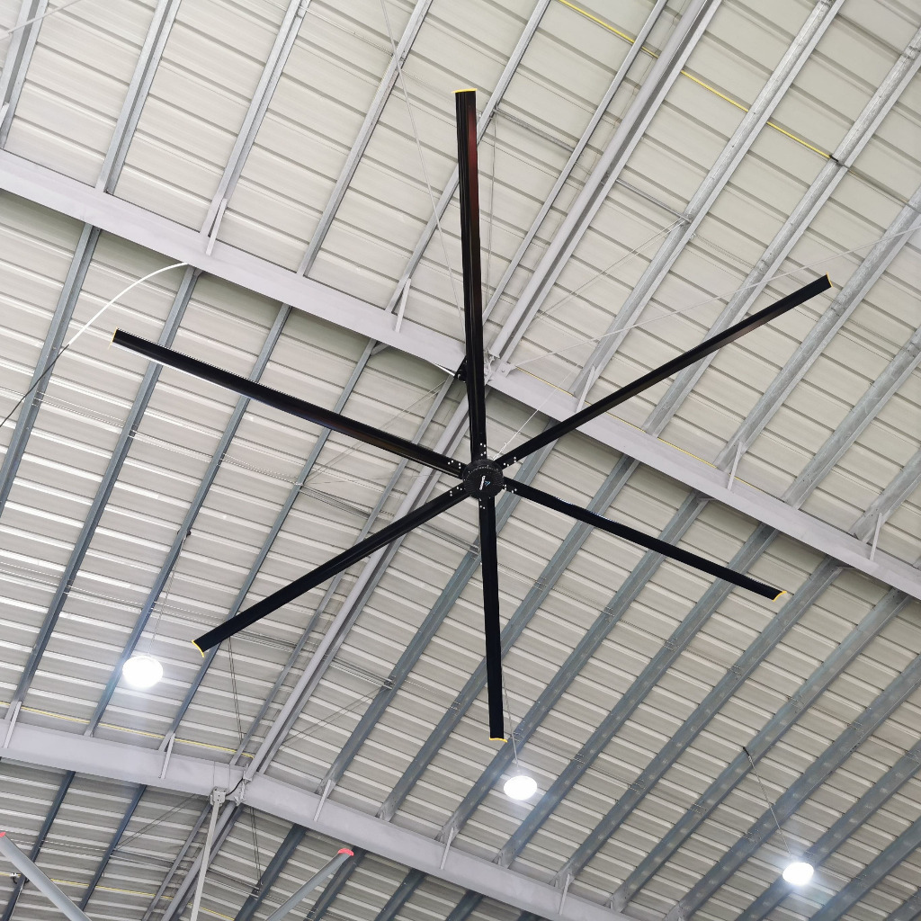Kipas Angin Gantung Plafon Industrial Fan HVLS 380V 7.3Meter kipas angin besar Jumbo cocok untuk ged