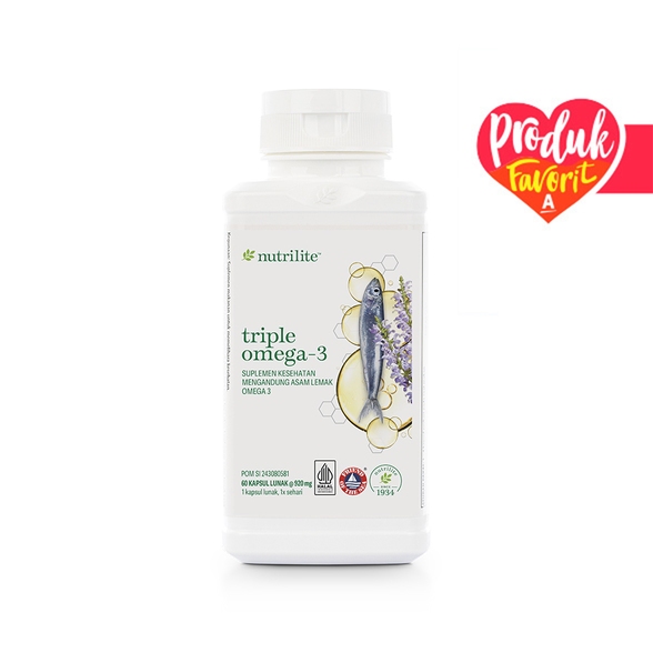 Nutrilite Triple Omega 3 - 60 Softgel Amway / Salmon Amway exp 2027
