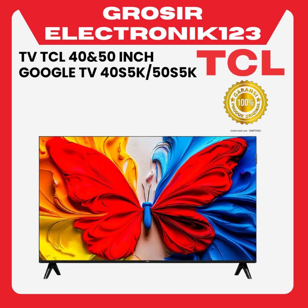 QLED GOOGLE TV TCL 40S5K = 40" / QLED GOOGLE TV TCL 50S5K = 50" / QLED GOOGLE TV TCL 50S5K = 50"