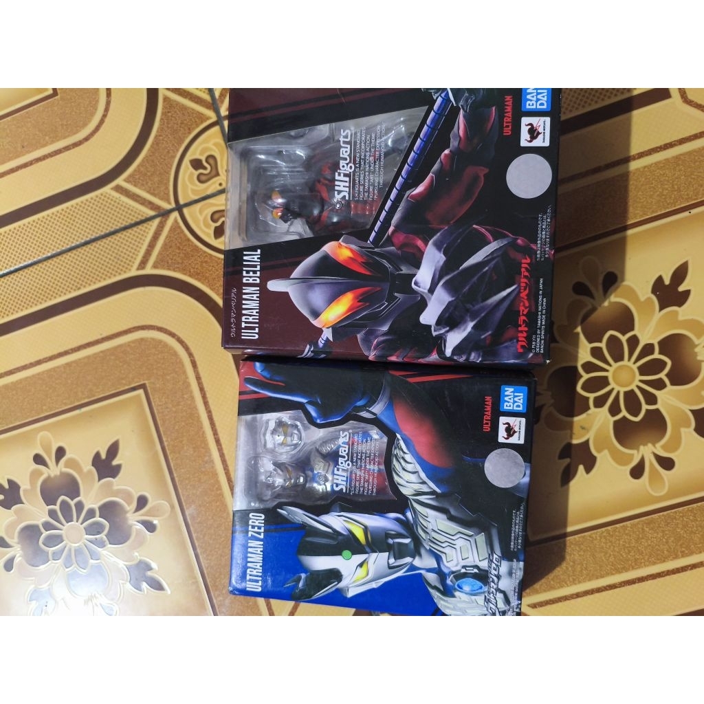 shf ultraman zero and belial set