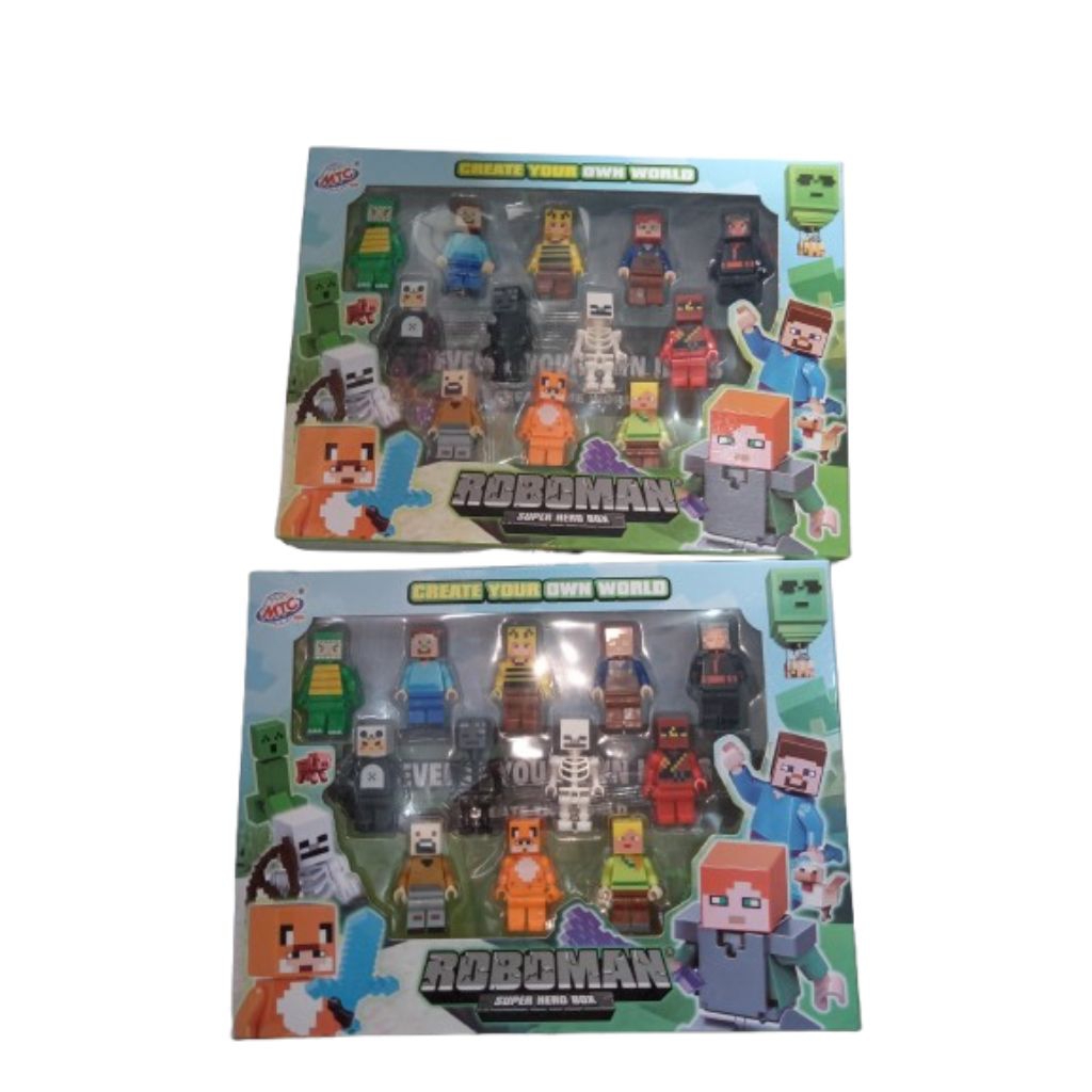 Mainan Lego roboman minicraft box