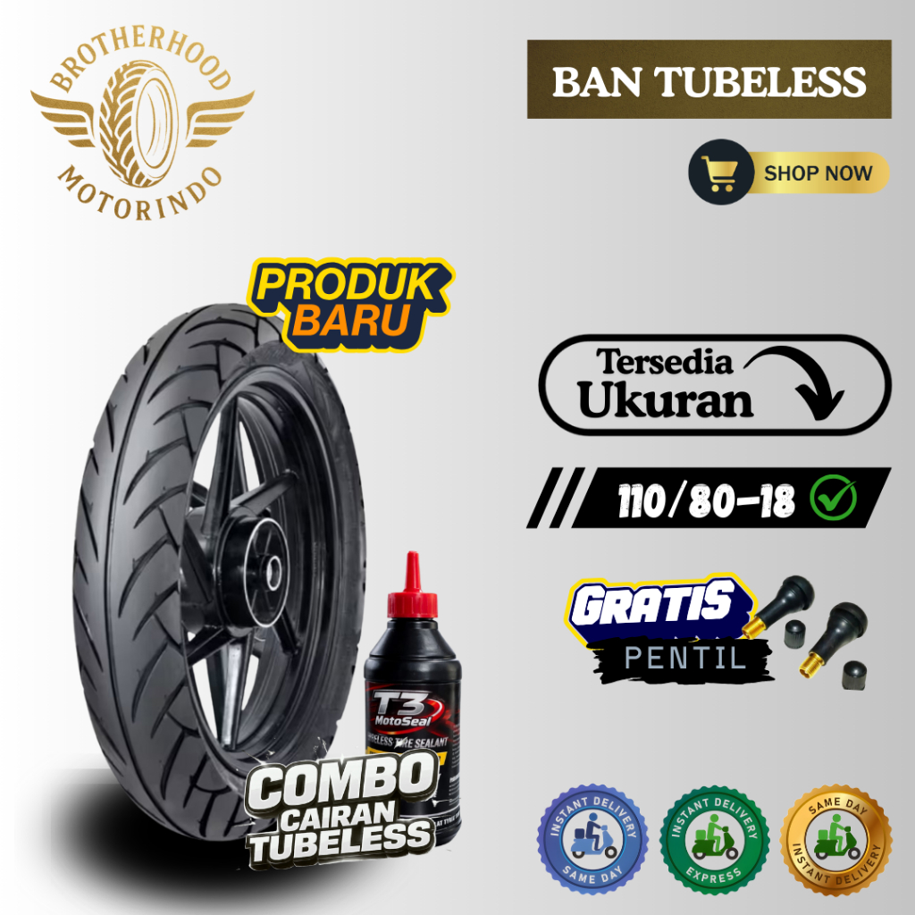 BAN FDR SPORT XT 110/80-18 / BAN TUBLES RING 18/ BAN MOTOR RING 18 / BAN FDR RING 18 / MOTOR KING