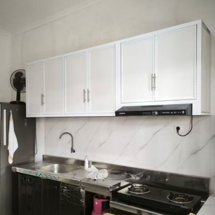 MCW furniture-LDGAP-253580/Custom kabinet dapur atas/Kabinet dapur atas full aluminium/Lemari dapur 