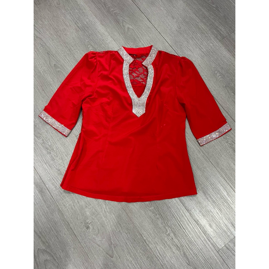 Blouse Merah/Blouse Mewah