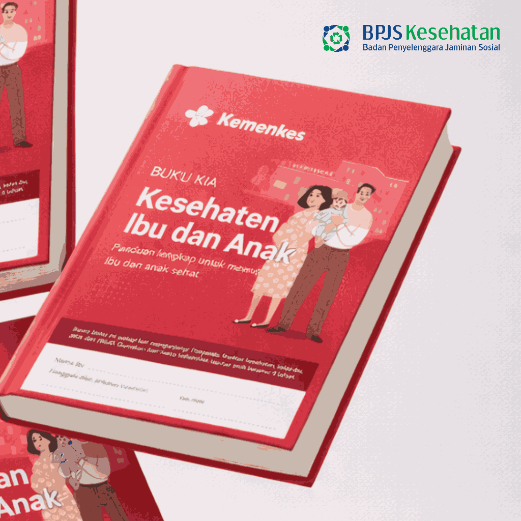 Buku KIA Pink Asli Kemenkes 2025 - Buku Pemeriksaan Ibu Hamil & Bayi