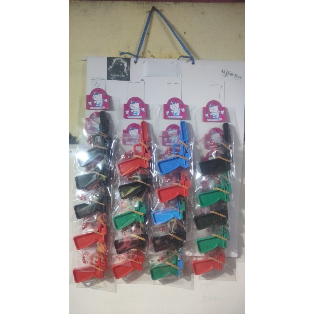 pistol mainan dompis isi 20